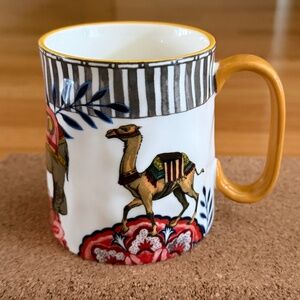 Bella Sahara Dimpled Artisan Mug Animal Lovers 10 Strawberry St Camel Elephant